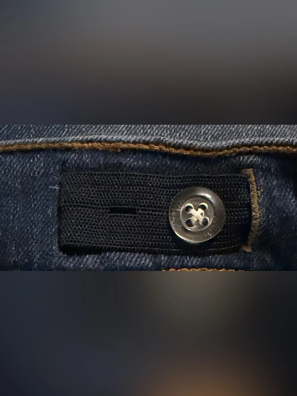 GAP - Straight Leg Dark Blue Denim Jeans - Size 12